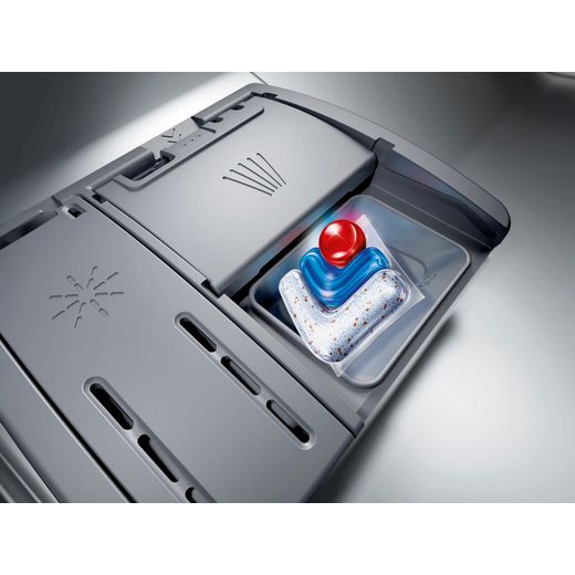 Bosch Series 2 Fully Integrated Standard Dishwasher - Silver - close up detergent tray shot