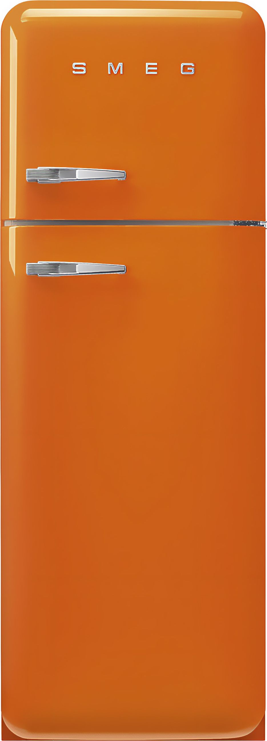 Smeg Right Hand Hinge FAB30ROR5UK 70/30 Fridge Freezer - Orange - D Rated, Orange