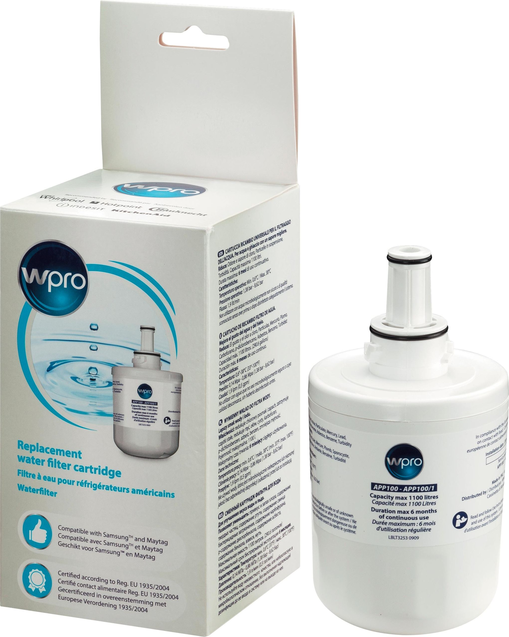 Wpro C00375294 American Fridge Freezer Accessory - White, White