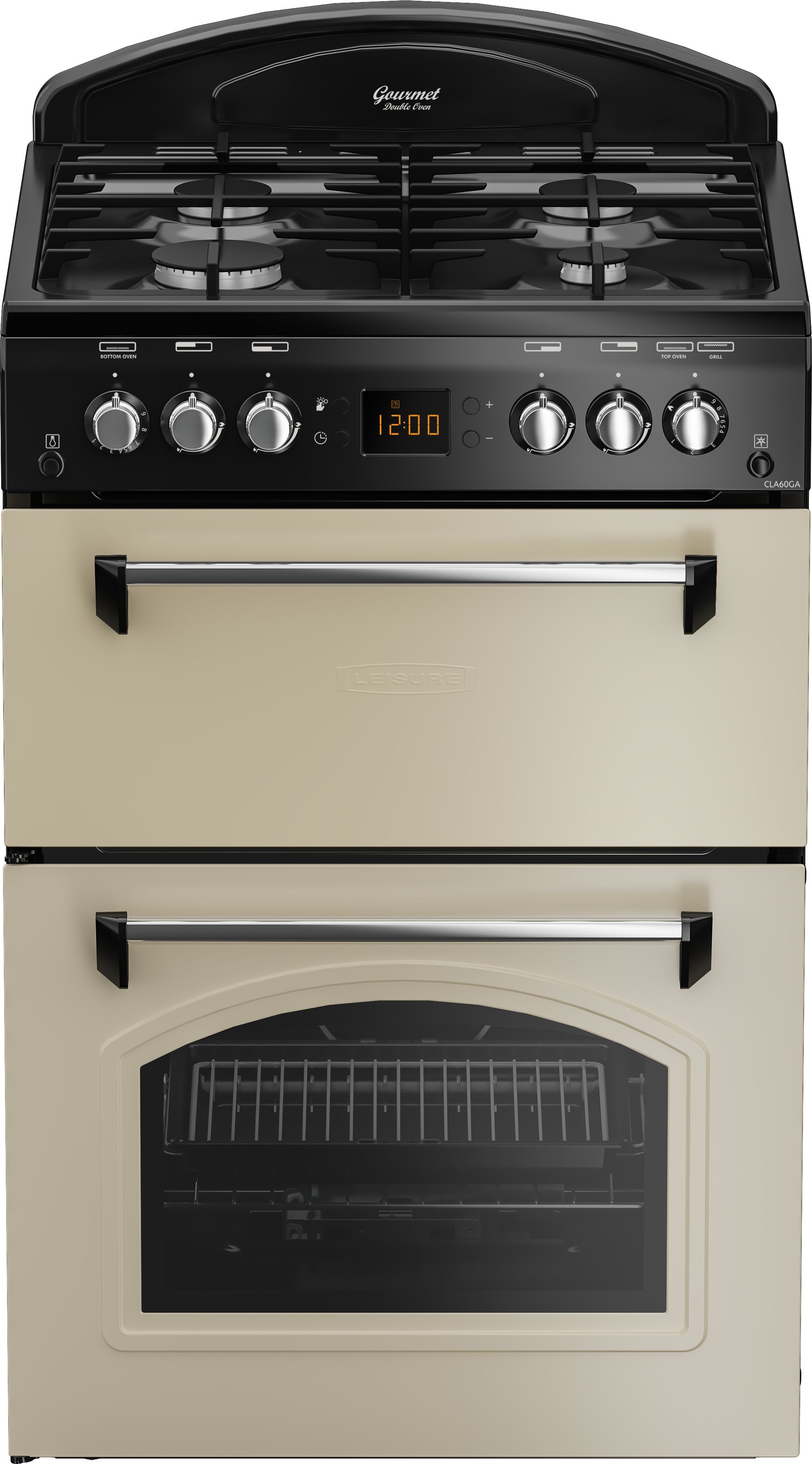 Leisure CLA60GAC 60cm Freestanding Gas Cooker with Variable grill - Cream - A+ Rated, Cream