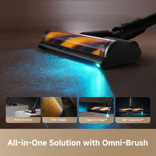 Dreame Z30 Cordless Vacuum Cleaner - Black - Annotation - Omni brush