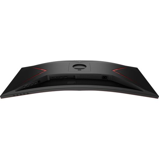AOC G2 34" UltraWide Quad HD 180Hz Curved Monitor - Black / Red - Bottom ports shot