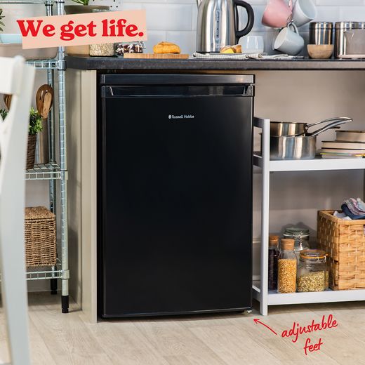 Russell Hobbs Under Counter Freezer - Black - Annotation - We get life shot