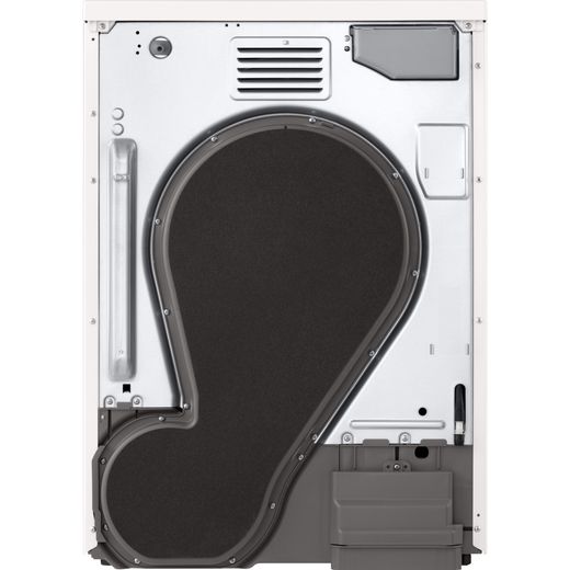 LG RHX5010THB Wifi Connected 10Kg Heat Pump Tumble Dryer - White - back shot