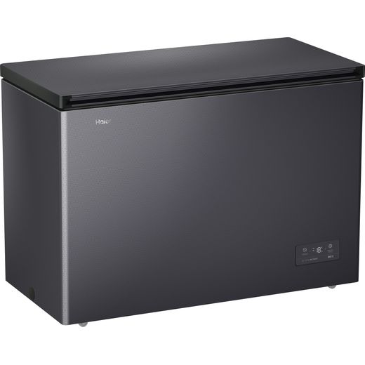 Haier Chest Freezer - Dark Inox - Right perspective shot