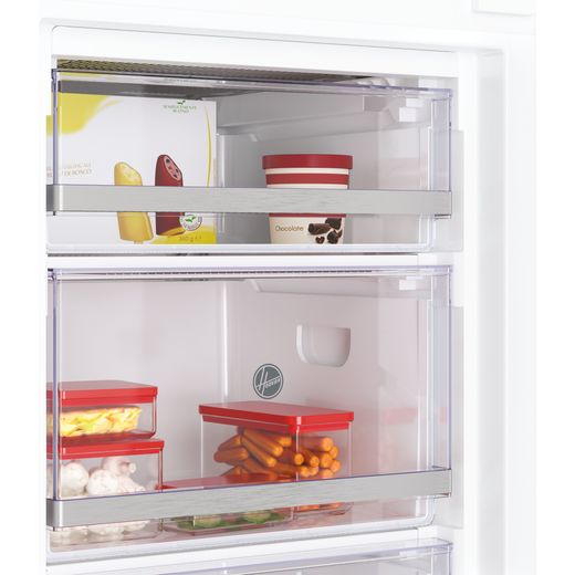 Hoover Integrated Upright Freezer with Fixed Door Fixing Kit - Close up inside shot