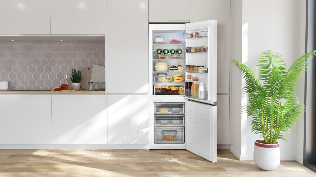 Sharp 268L fridge freezer | SJ-BB04DTXSE2-EN_SI | ao.com