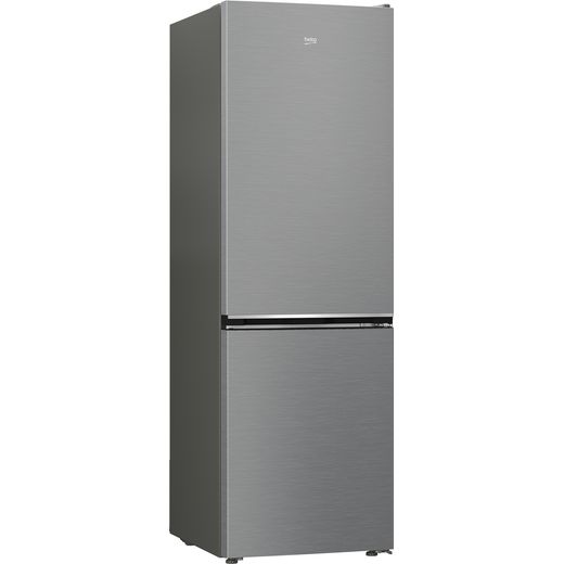 Beko CNA4686VPS 186cm 70/30 Frost Free Fridge Freezer - Stainless Steel - right perpsective shot