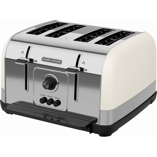 Morphy Richards 240132 4 Slice Toaster - Cream