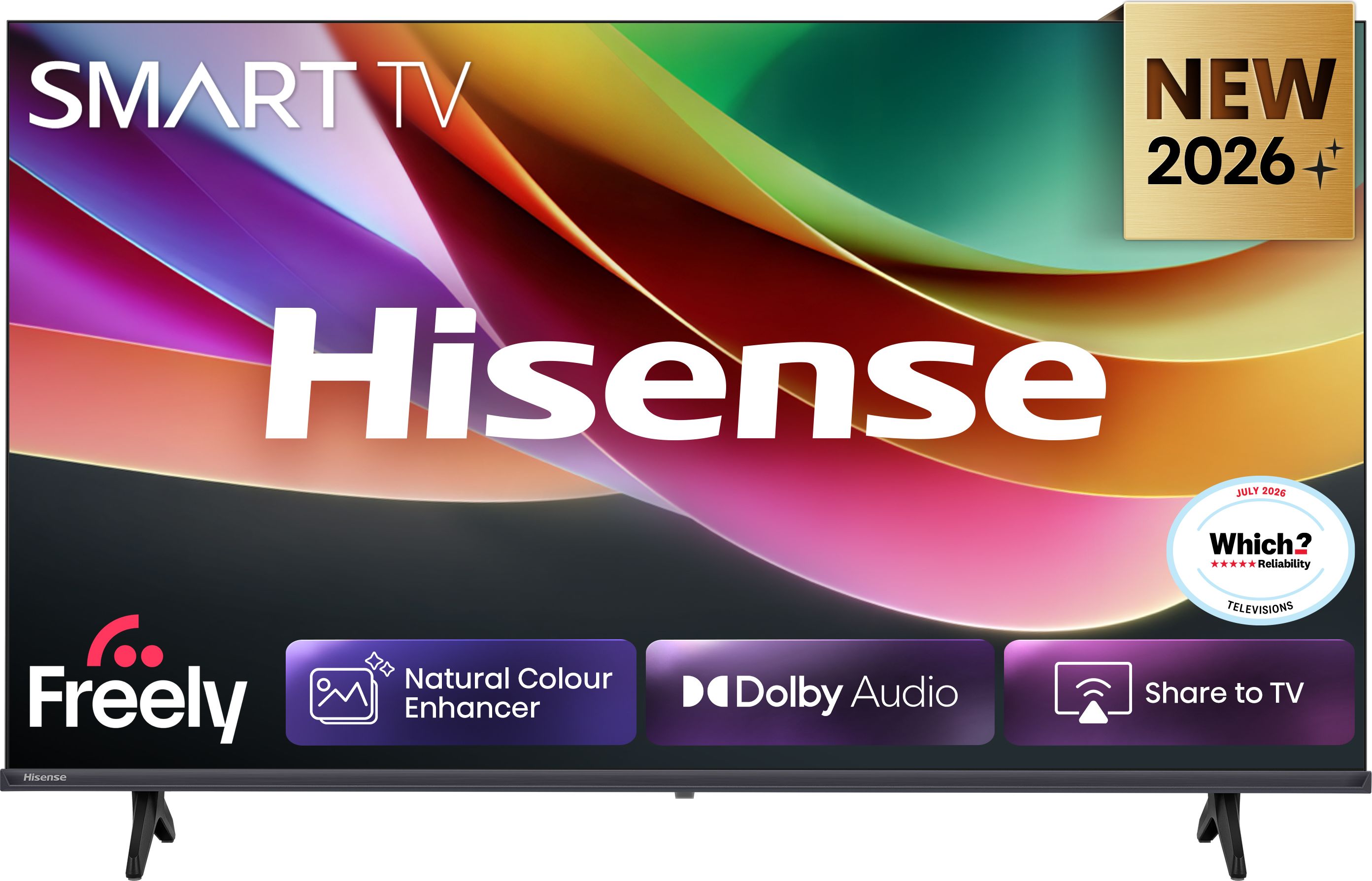 Hisense - 32A4STUK - Smart TV - 32 inch - HD - Black