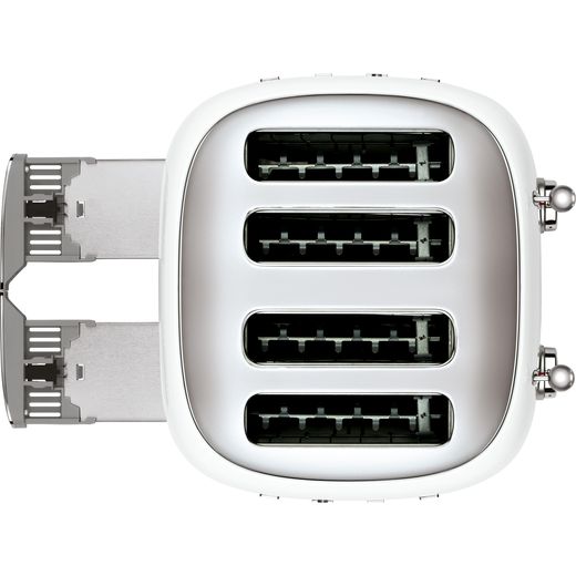 Smeg 50's Retro TSF03WHUK 4 Slice Toaster - White