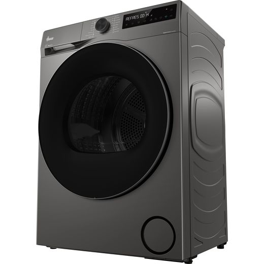 Hoover Pro Dry Series 5 HBP 9N3BRX-80 Wifi Connected 9Kg Heat Pump Tumble Dryer - Graphite - Left perspective shot