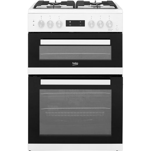 Beko KDDF653W Dual Fuel Cooker - White - Needs 7.2KW Electrical Connection
