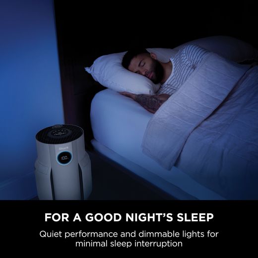 Shark NeverChange5 HP150UK Air Purifier - White - Annotation - For a good night's sleep