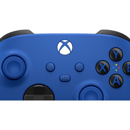 Xbox V2 Wireless Gaming Controller For Android, PC, Xbox and iOS - Shock Blue - Buttons closeup