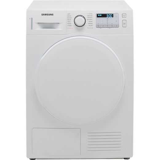 Samsung Series 5 OptimalDry™ DV80TA020DW 8Kg Heat Pump Tumble Dryer - White - A++ Rated