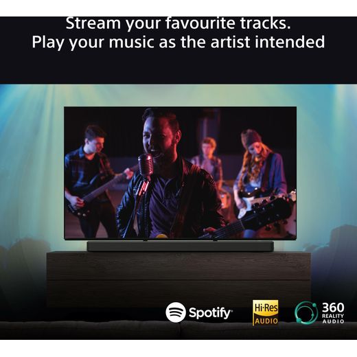 Sony Bravia Theatre Bar 8 HTA8000.CEK Bluetooth 11.0 Soundbar - Black - Annotation - Music