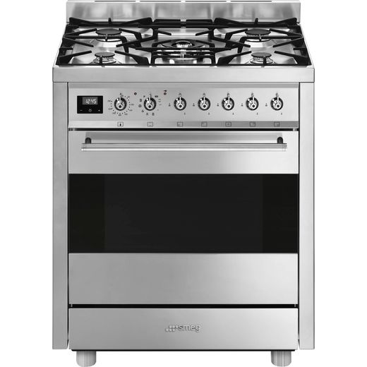 Smeg C7GPX9 Dual Fuel Cooker - Stainless Steel - Needs 3KW Electrical Connection