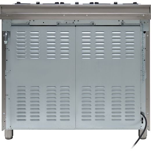 Bertazzoni Master Series 100cm Dual Fuel Range Cooker - Stainless Steel  - Back shot