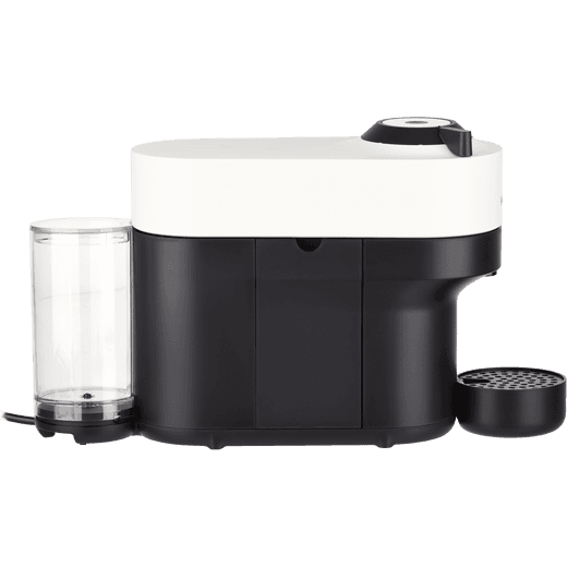 Nespresso by Krups Vertuo Pop XN920140 Pod Coffee Machine - White - Side Shot
