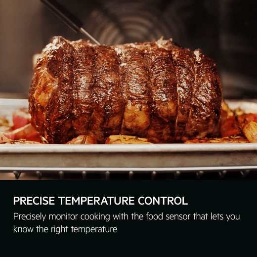 AEG Built In Electric Single Oven - Black - Annotation - Precise temperature control