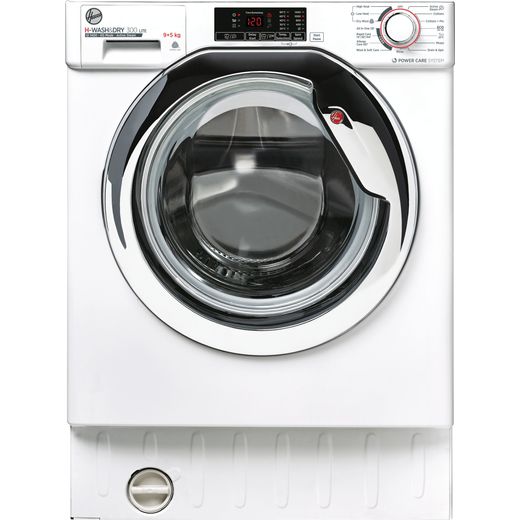 Hoover H-WASH&DRY 300 LITE HBDS495D1ACE Integrated 9Kg / 5Kg Washer Dryer with 1400 rpm - White - E Rated