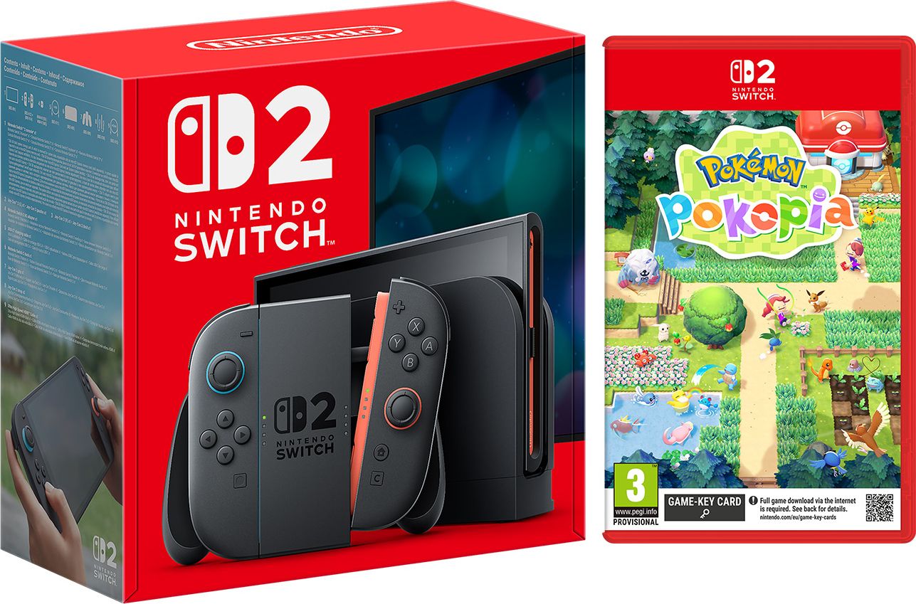 Image of Nintendo Switch 2 256GB with Pokémon Pokopia - Black, Black
