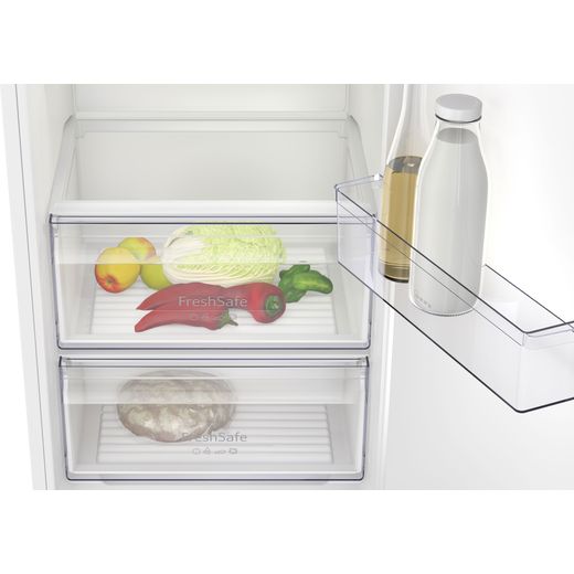 NEFF KI1811SE0G Integrated Upright Fridge - Slided-mounted Kit - White - Close up drawer shot