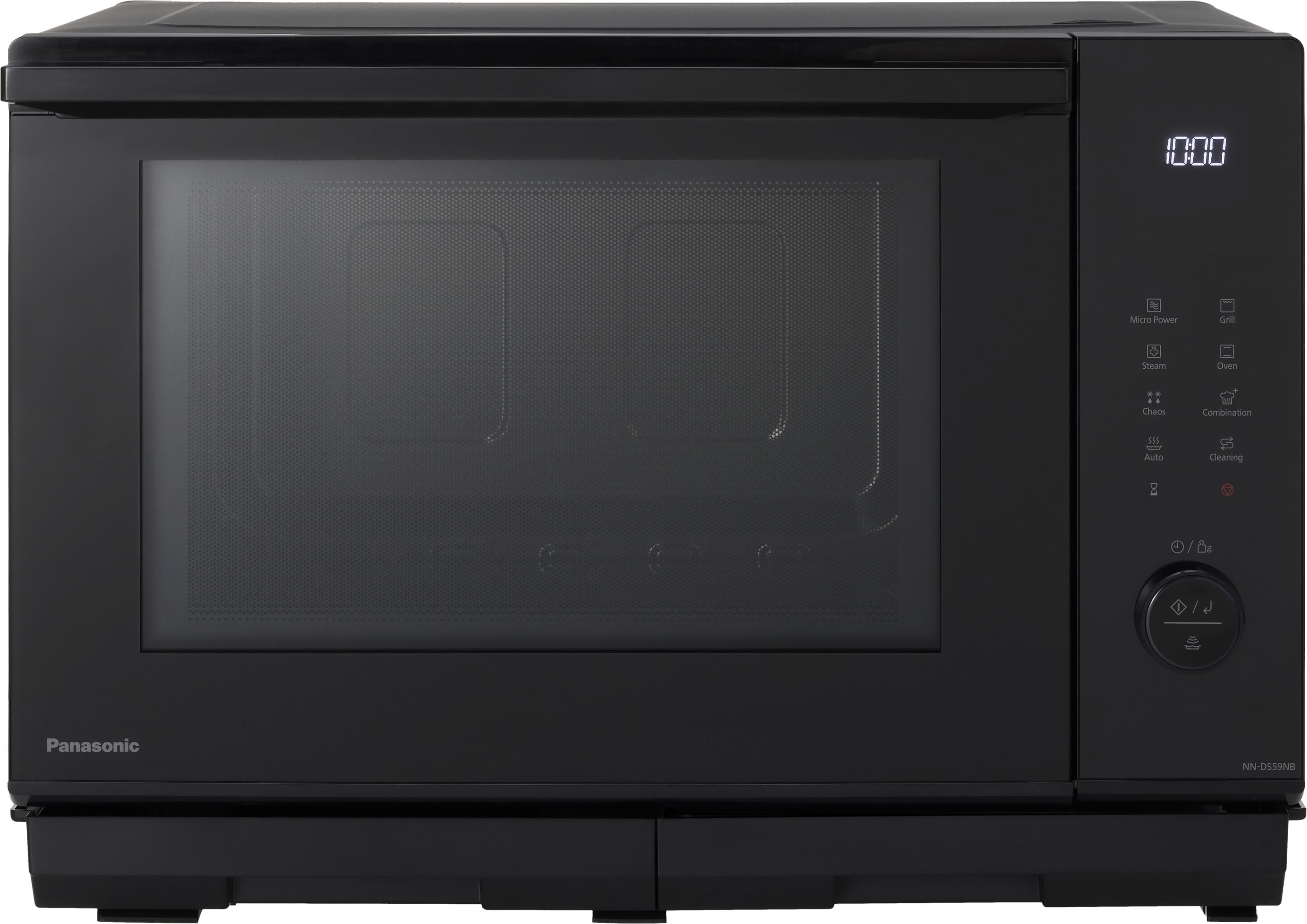 Panasonic 4-in-1 Steam NN-DS59NBBPQ 45cm tall, 57cm wide, Freestanding Microwave - Black, Black