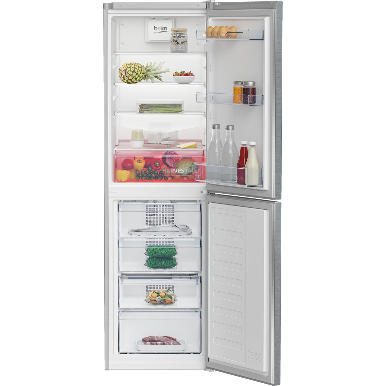 Beko 270L fridge freezer | CNG4582VPS_SSE | ao.com
