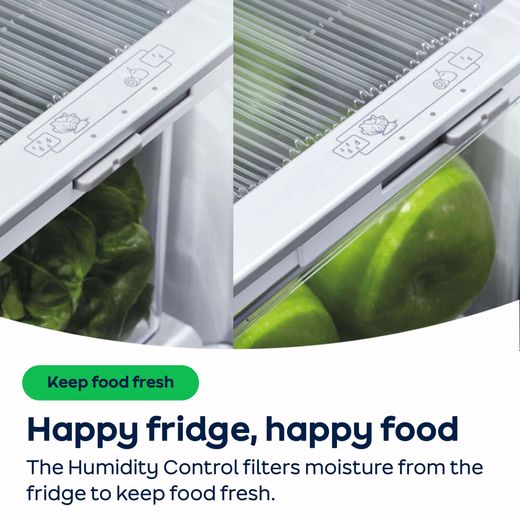 Fisher & Paykel Series 7 Contemporary American Fridge Freezer - Black Steel - AO Annotation - Humidity-Control