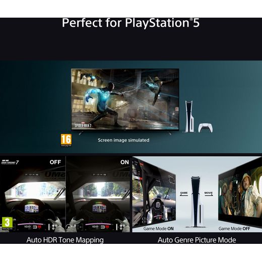 Sony Bravia Bravia 8 XR80 65" 4K Ultra HD OLED Smart TV - Annotation - Perfect for ps5 shot