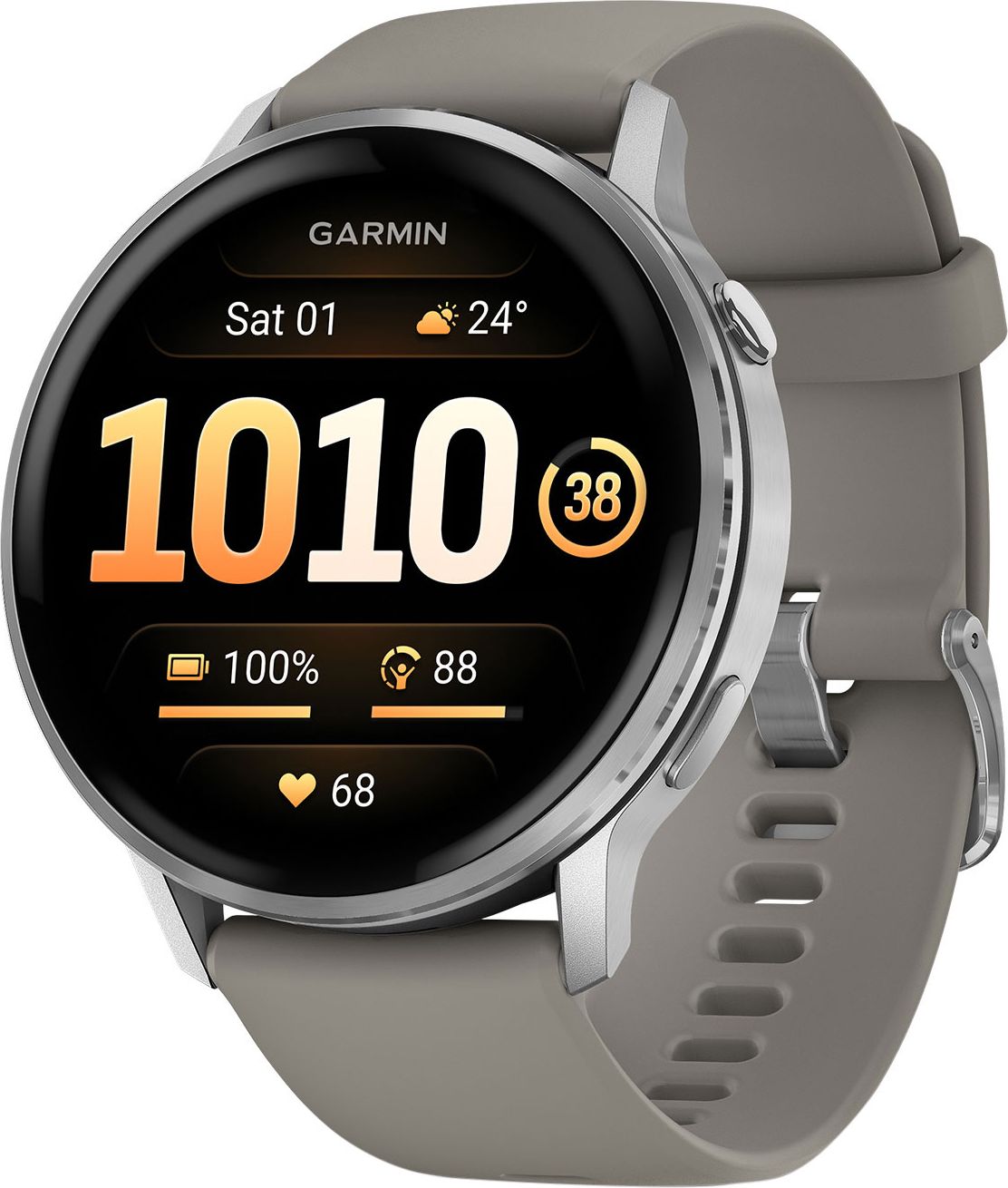 Garmin - Venu 4 - Smartwatch - GPS - 45mm - Silver