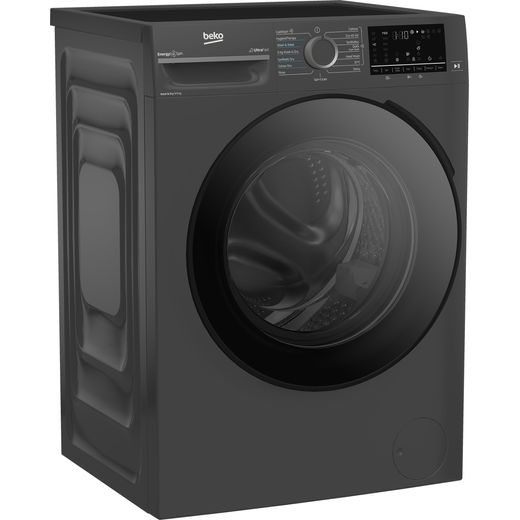 Beko 9Kg / 6Kg Washer Dryer - Anthracite - Right perspective
