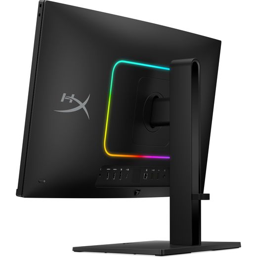 HyperX OMEN 27" Quad HD 500Hz OLED Gaming Monitor with FreeSync™ Premium Pro with NVidia G-Sync - Black - back right perpsective shot 