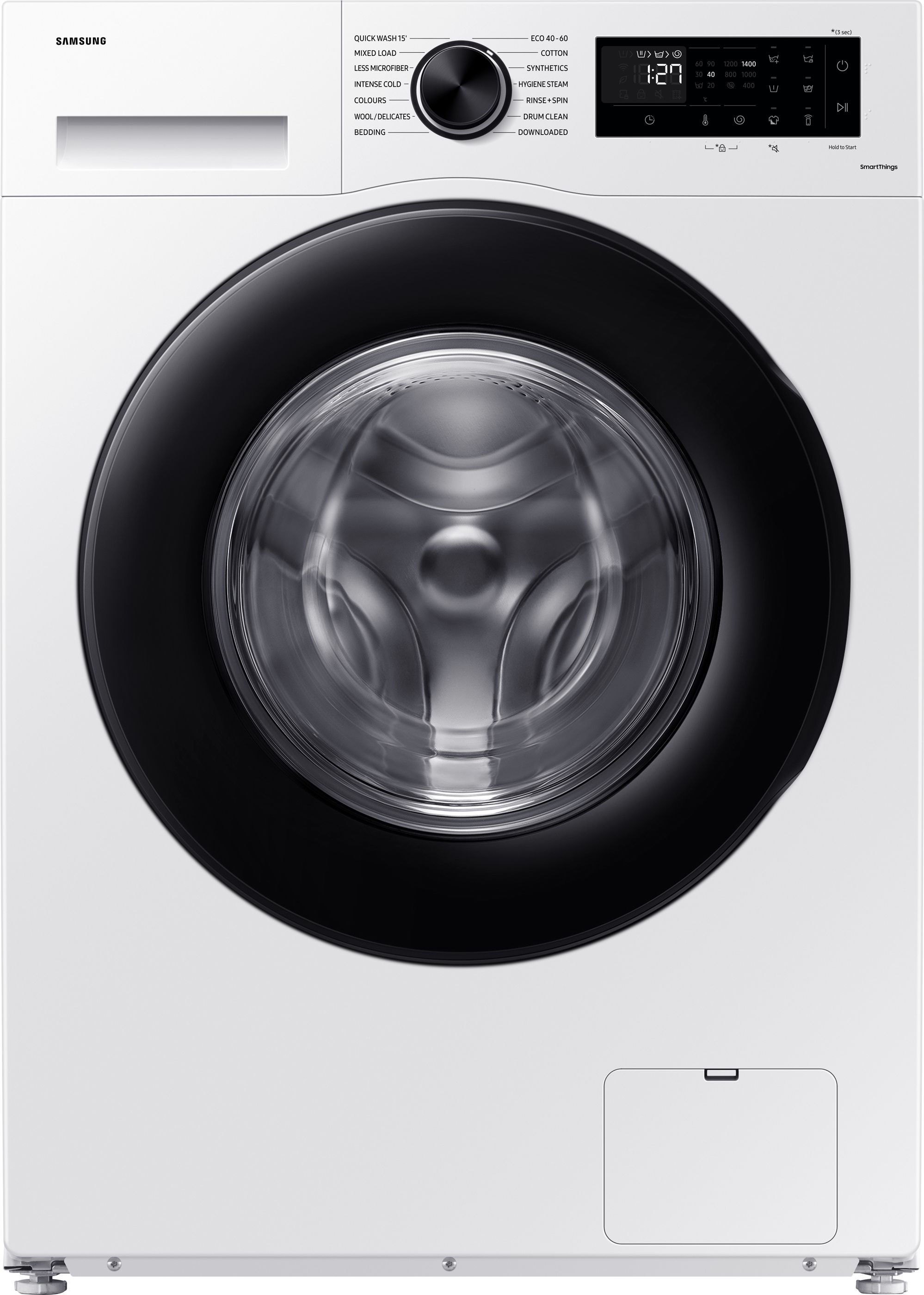 Samsung Series 5 WW80CGC04DAE 8kg Washing Machine with 1400 rpm - White - A Rated, White