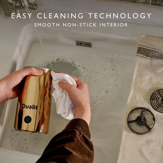 Dualit 84142 Milk Frother - Copper - Annotation - Easy cleaning shot