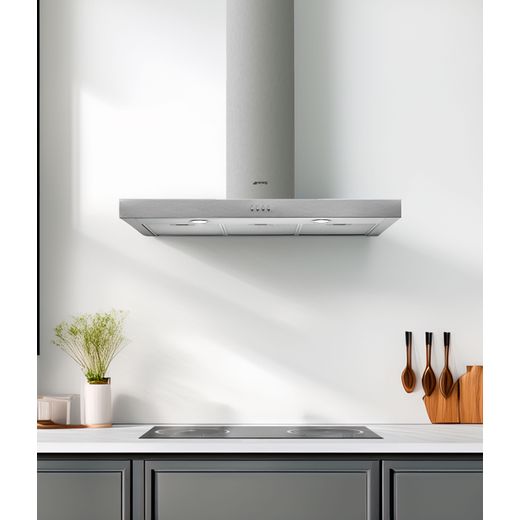 Smeg Cucina KATE900EX 90cm Chimney Cooker Hood - Stainless Steel - Cooker hood in kitchen