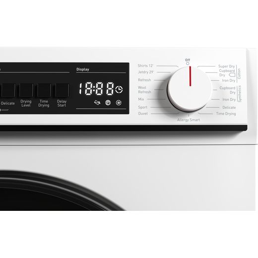 Sharp Condenser Tumble Dryer - White - Control panel