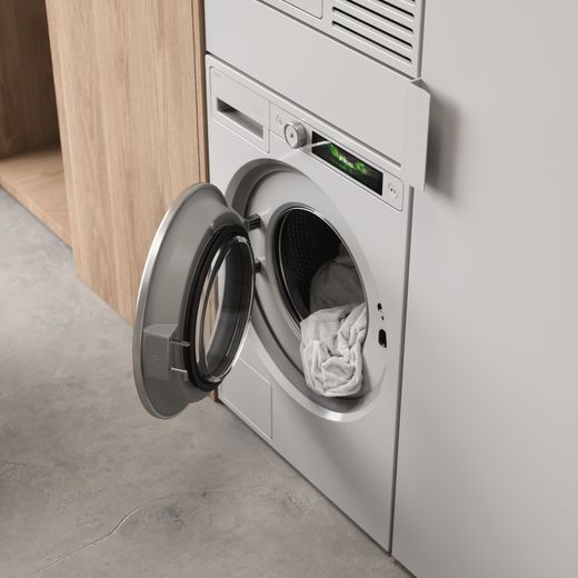 ASKO W5096RW.UK 9kg Washing Machine with 1600 rpm - White - Washing machine in kitchen