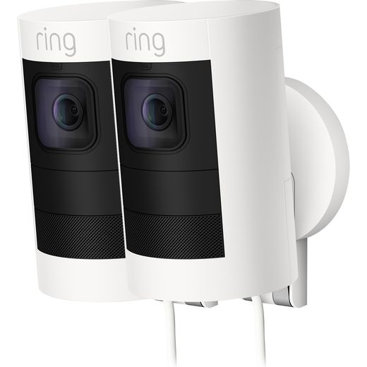 Ring Spotlight Cam Wired Network Surveillance Cam Full HD 1080p - White