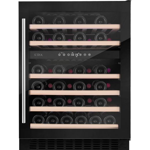 CDA WCCFO602BL Wine Cooler - Black - G Rated