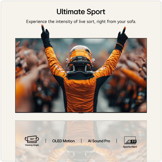LG evo AI G6 65" 4K Ultra HD OLED Smart TV [2026] - Annotation - Ultimate sport