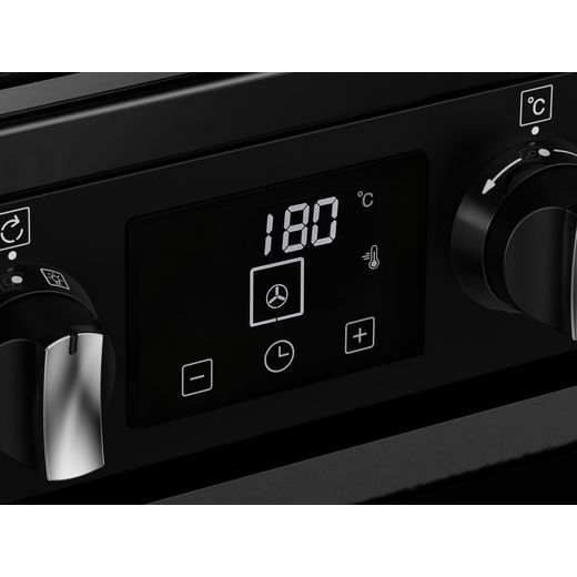 Stoves Richmond Deluxe 60Ei RTY 60cm Electric Cooker with Induction Hob - Black - Control panel shot