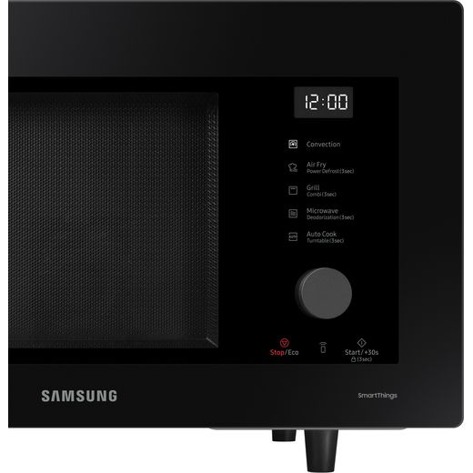Samsung MC32DG7646CKE3 33cm High, Freestanding Microwave - Black - Control panel