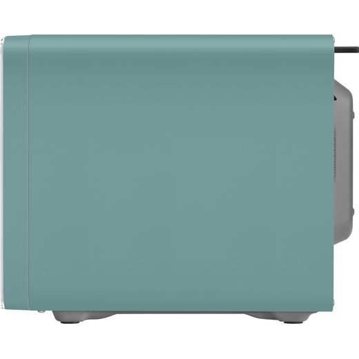 Smeg Collezione MOC01EGMUK Litre 30cm High, Freestanding Small - Emerald Green - Side shot