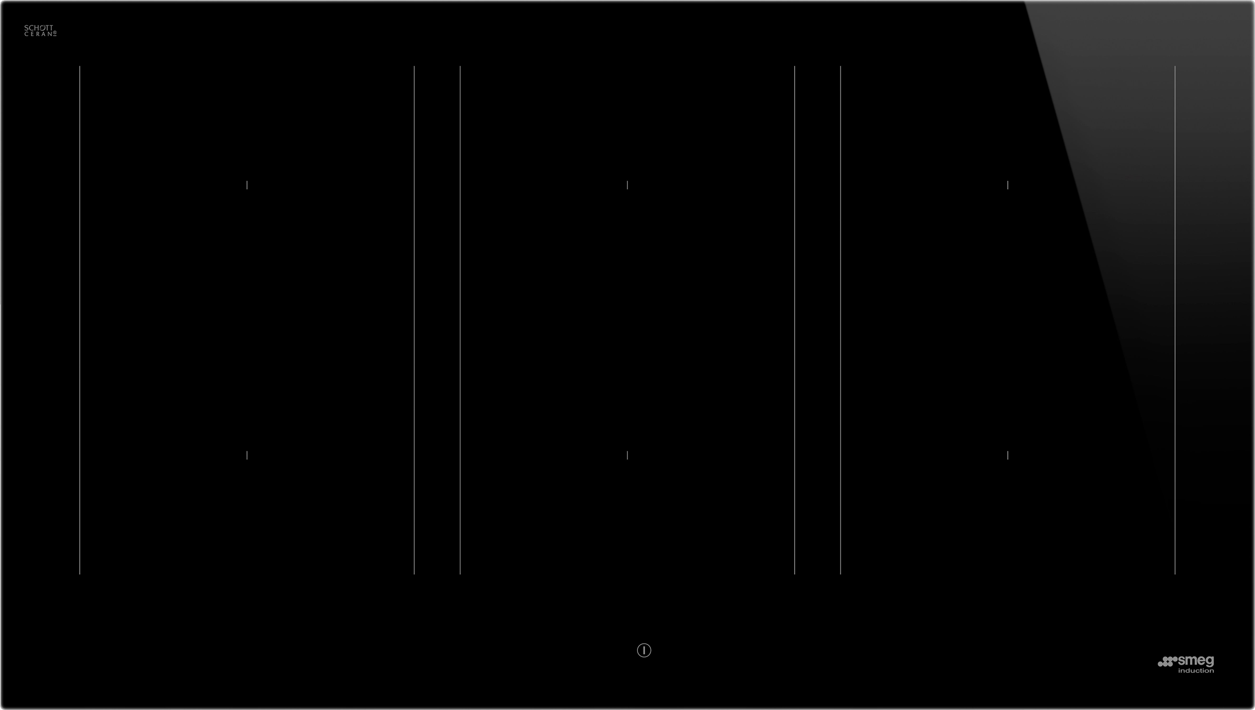 Image of Smeg SIM3964D 90cm Induction Hob - Black, Black