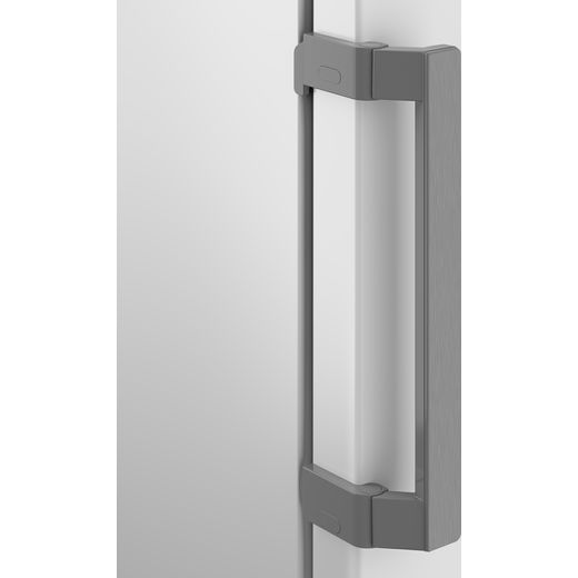 Beko Upright Freezer - White - Close up handle shot