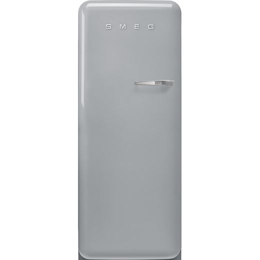 Smeg Left Hand Hinge FAB28LSV5 Fridge - Silver - D Rated