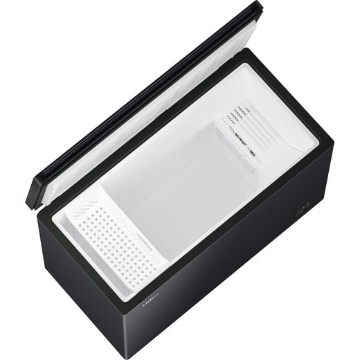 Haier Chest Freezer - Dark Inox - Top view Haier Chest Freezer - Dark Inox - Top view shot